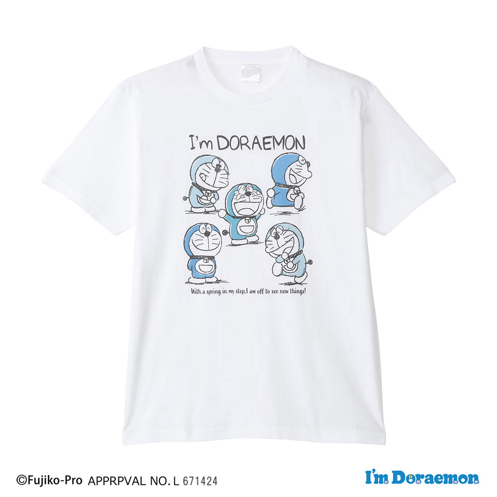 アイムドラえもん Tシャツ いろんなドラえもん L | ドラえもん未来