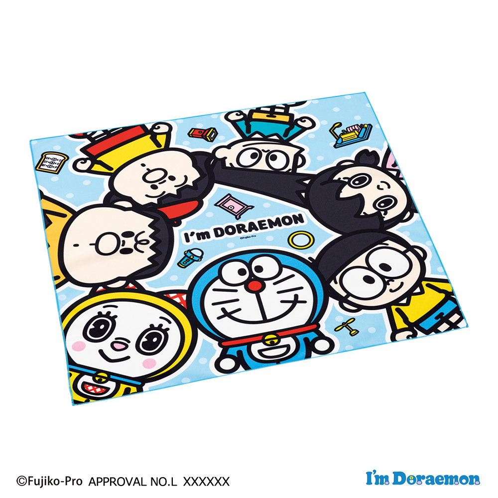 確認用1399円 新品　ドラえもん　どら焼き　鈴　ハンカチ　バンダナランチクロス I'm Doraemon ランチクロス POP | ドラえもん未来デパート オンライン
