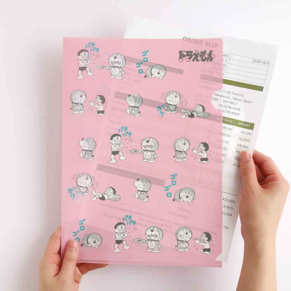 ドラえもん A4・A5ファイルセット （pink） | ドラえもん未来デパート