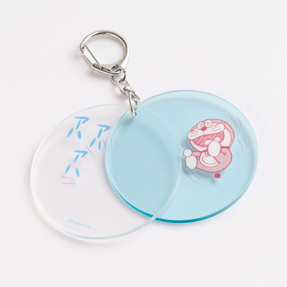 ドラえもん 2連アクリルキーホルダー （blue） | ドラえもん未来