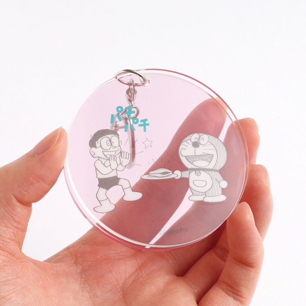 ドラえもん 2連アクリルキーホルダー （pink） | ドラえもん未来