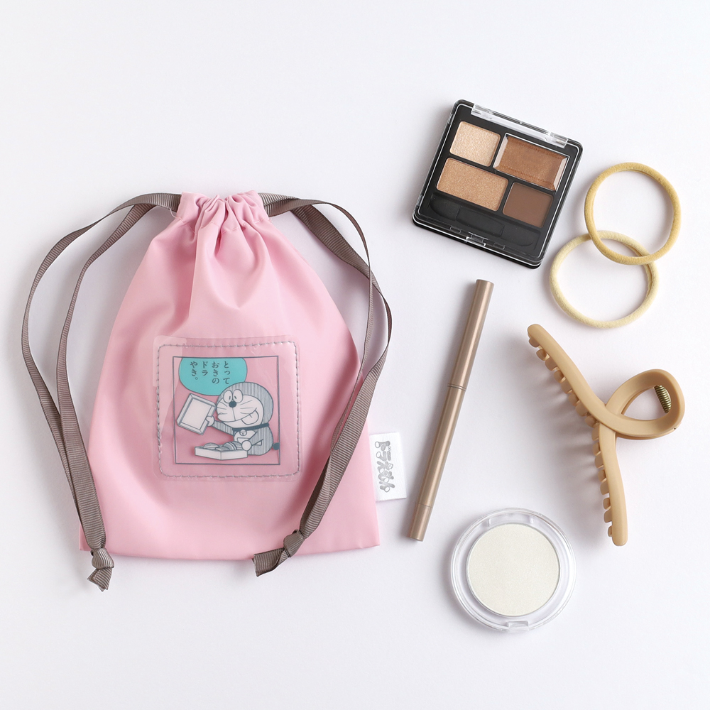 ドラえもん 巾着 （pink） | ドラえもん未来デパート オンライン