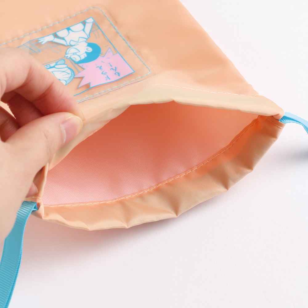 ドラえもん 巾着 （orange） | ドラえもん未来デパート オンライン