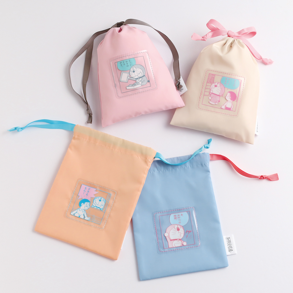 ドラえもん 巾着 （cream） | ドラえもん未来デパート オンライン