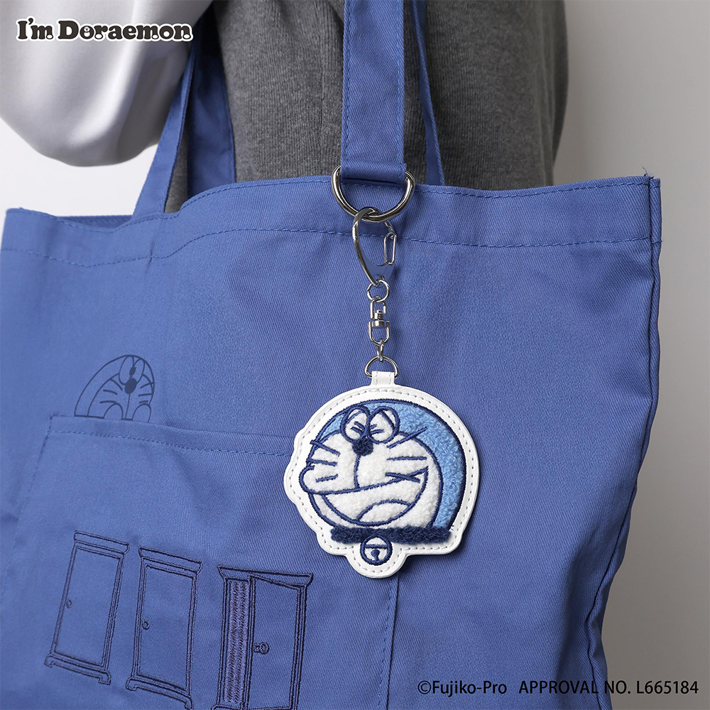 アイムドラえもん さがら刺繍キーホルダー WH | ドラえもん未来