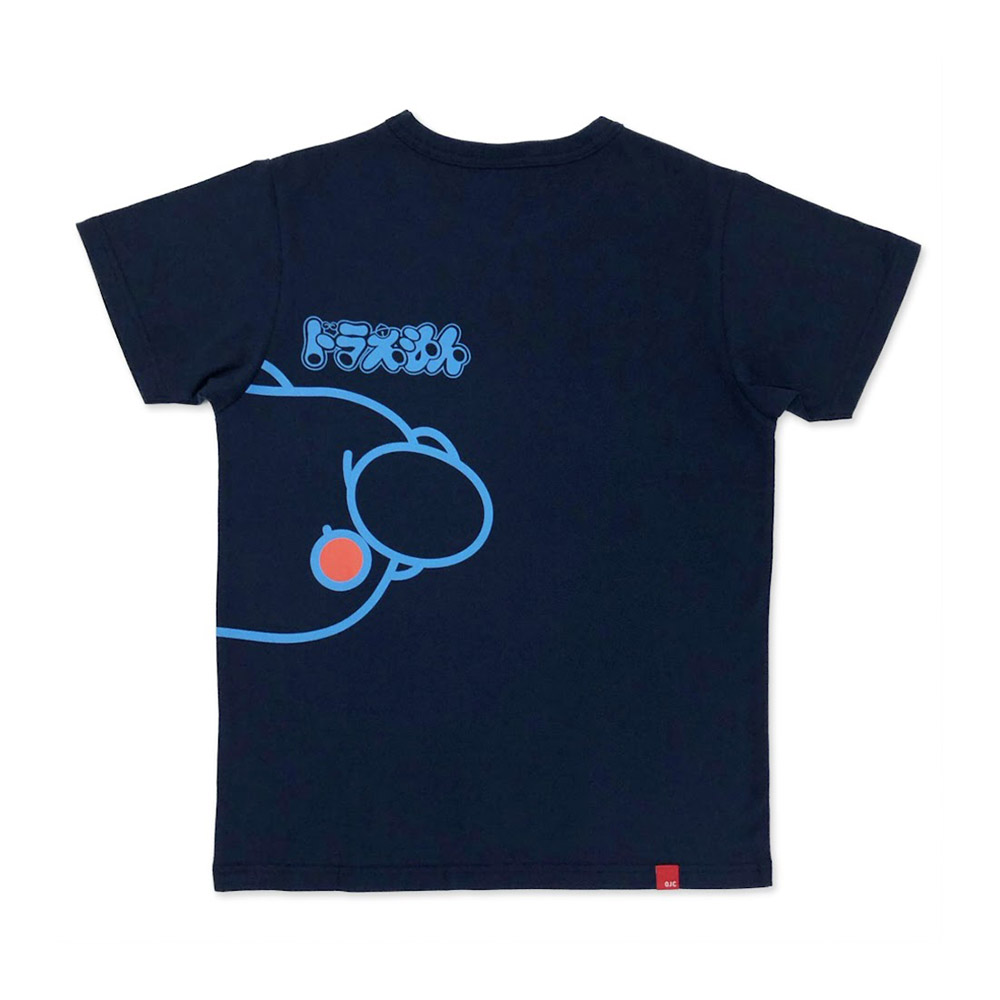 OJICO Tシャツ ドラえもん ゴロリ／ネイビー ユニセックスL