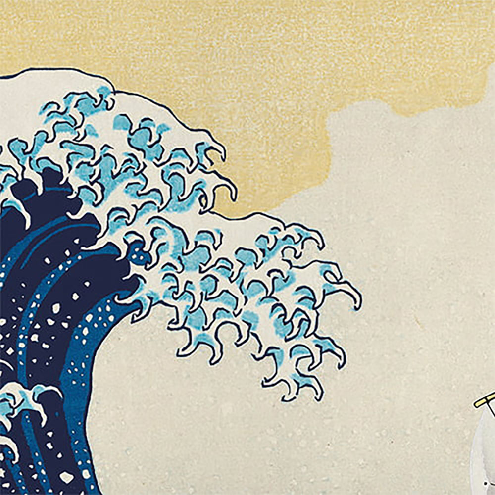 ドラえもん 浮世絵木版画 「富嶽三十六景 神奈川沖浪裏」 | ドラえもん