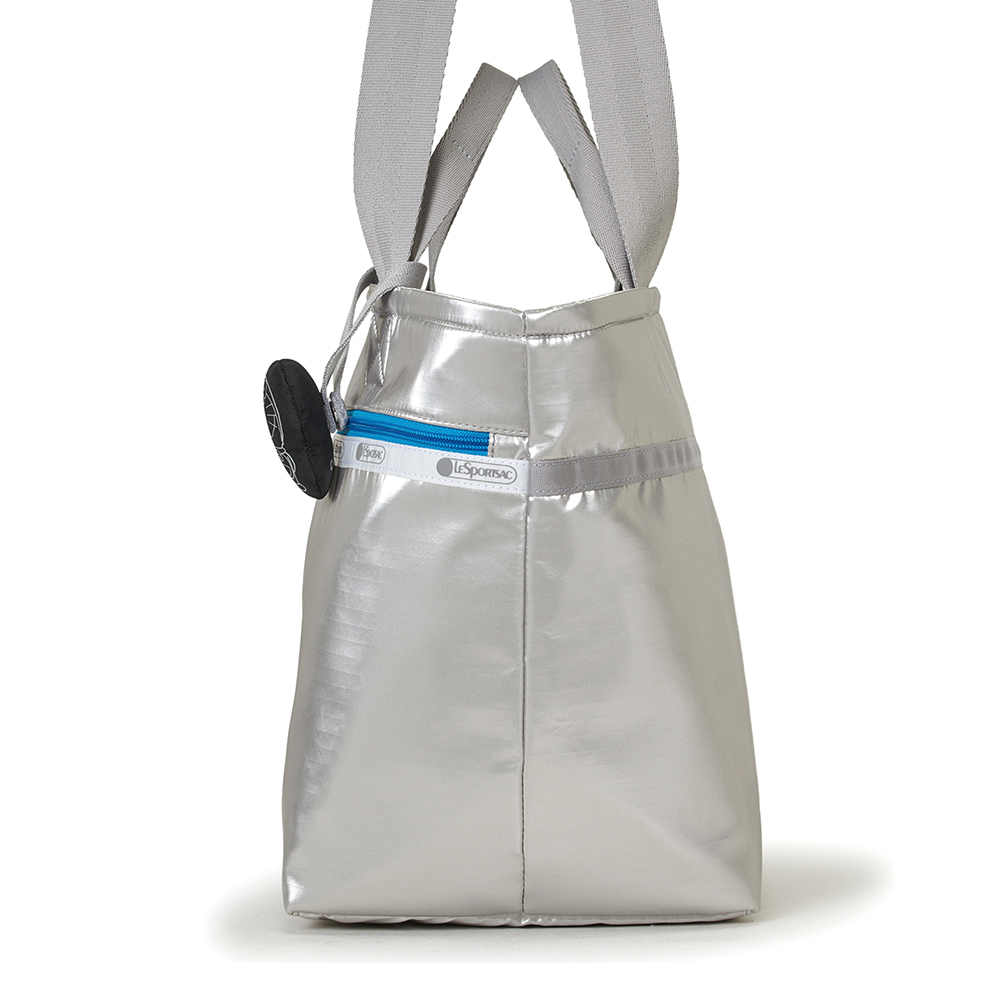 TWO HANDLE ZIP TOTE DORAEMON SILVER SHINE | ドラえもん未来デパート