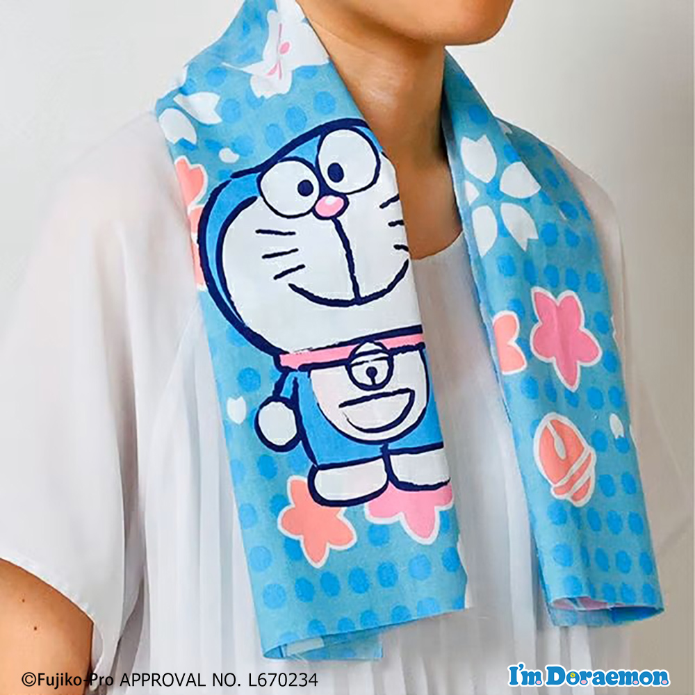 25アイムドラえもん わごころさくら 手ぬぐい | ドラえもん未来