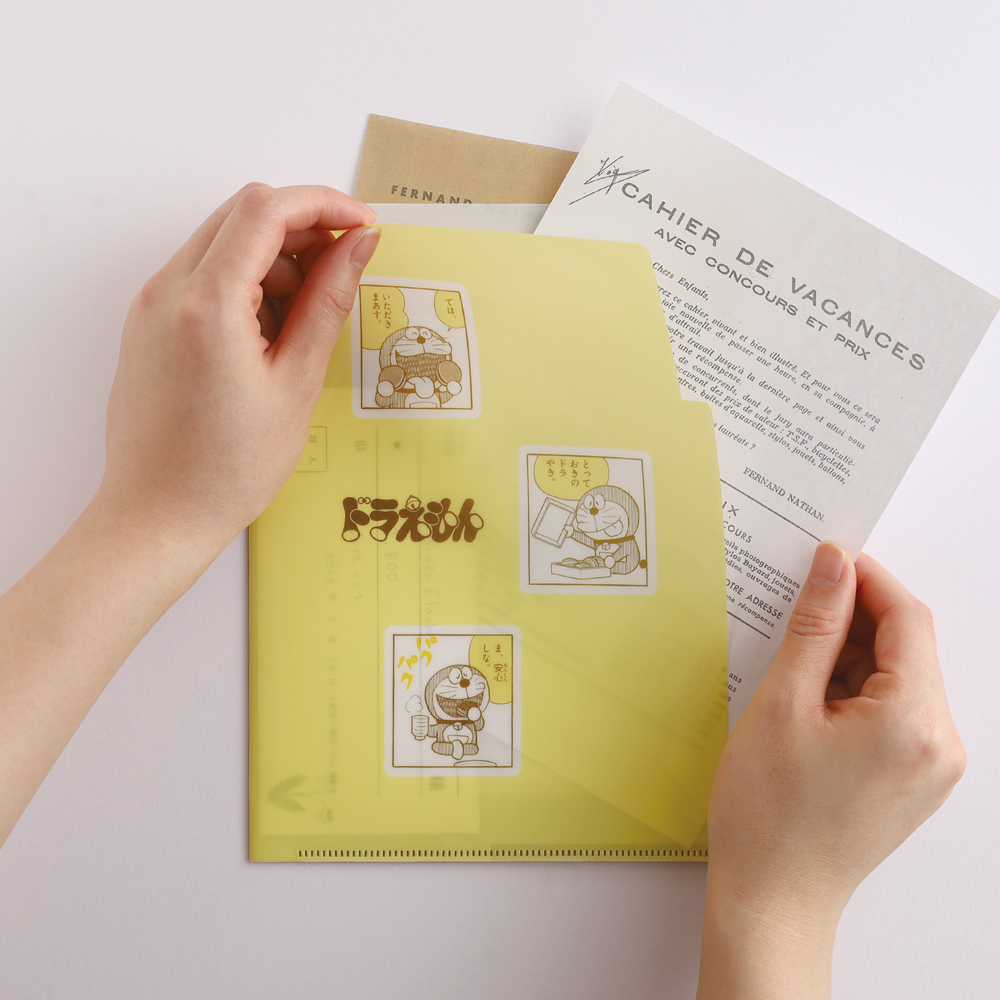 ドラえもん A5ポケットクリアファイル YELLOW | ドラえもん未来