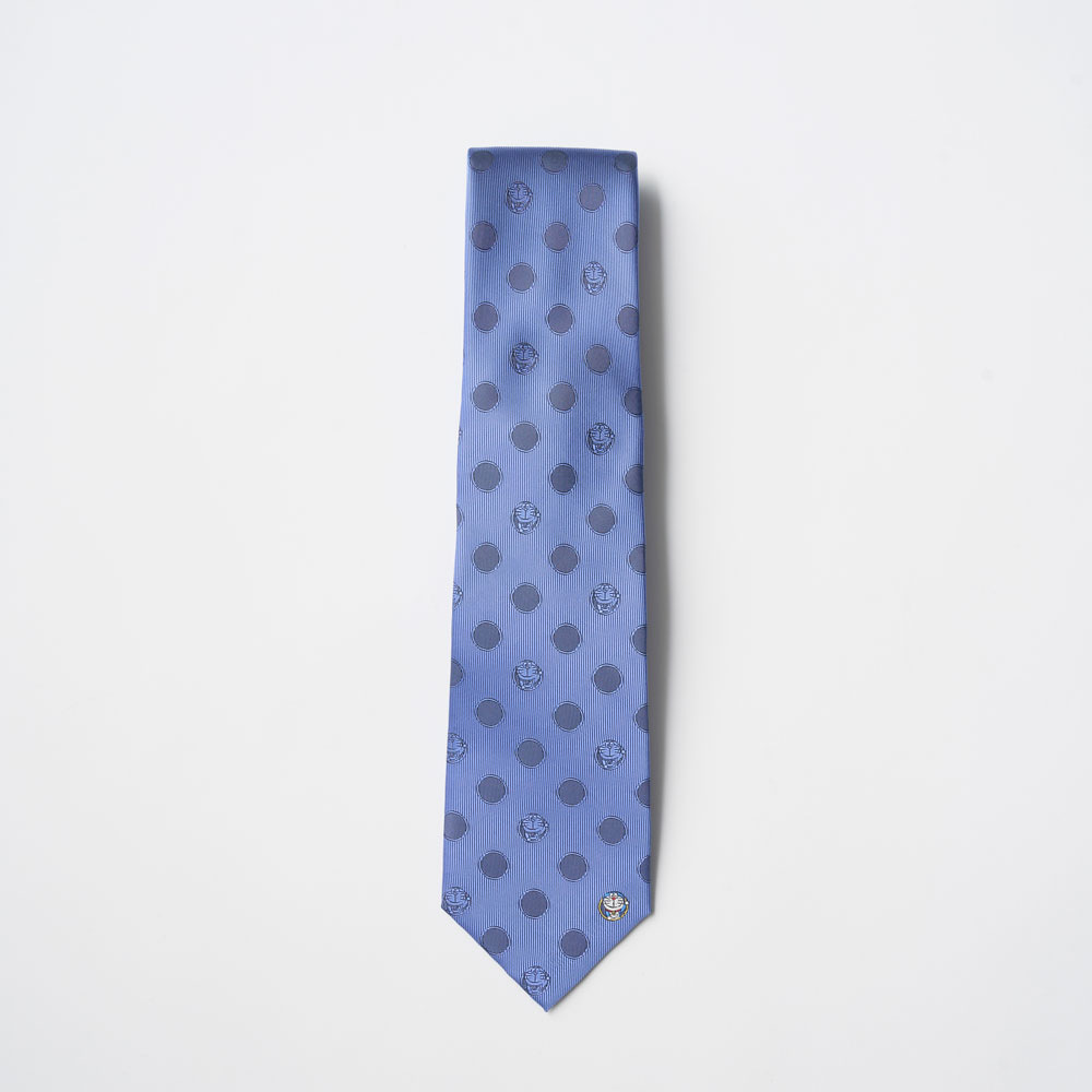 ドラえもん ネクタイ 通りぬけフープ ワンポイント 青 | ドラえもん