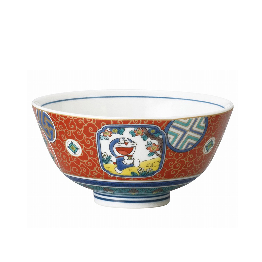 Y2907 九谷焼 金襴手 極上蓋茶碗 13客 共箱付き 九谷焼茶碗 （庄三風・彩色金欄手） | ドラえもん未来デパート オンライン