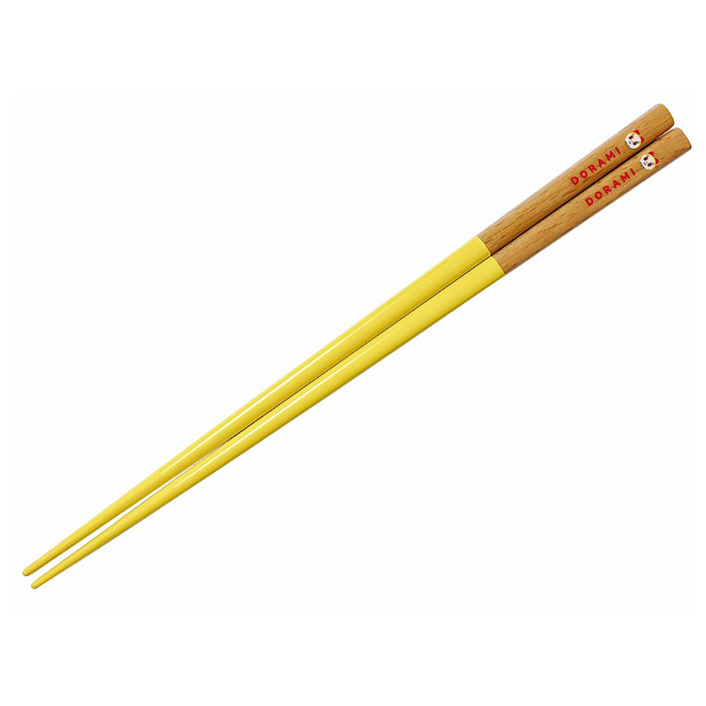 ドラミ レッグカラー塗箸22.5cm（イエロー） | ドラえもん未来デパート