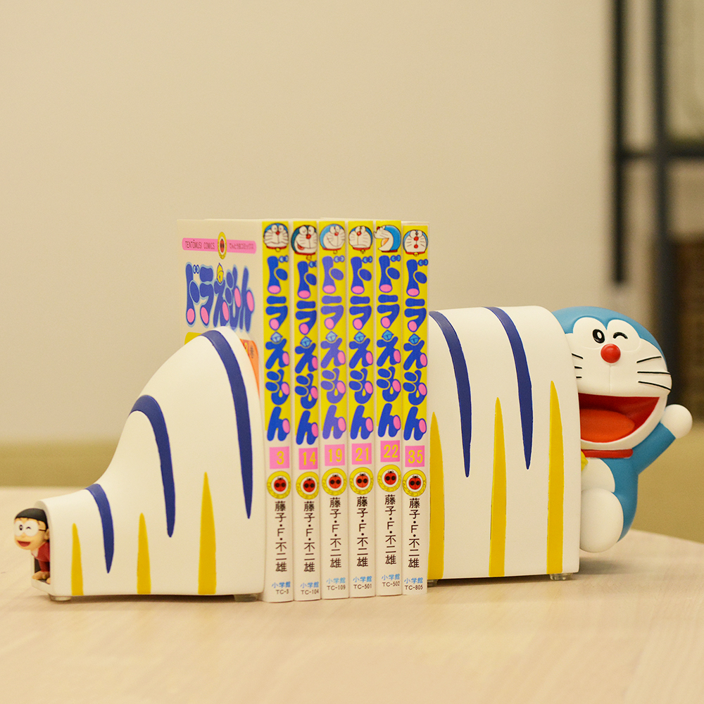 ○ドラえもん ブックスタンド 2個セット ドラえもん ブックエンド ブックスタンド 本立て 非売品 2つセット