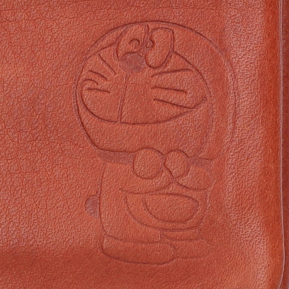 ドラえもん 本革ショートウオレット ブラウン | ドラえもん未来