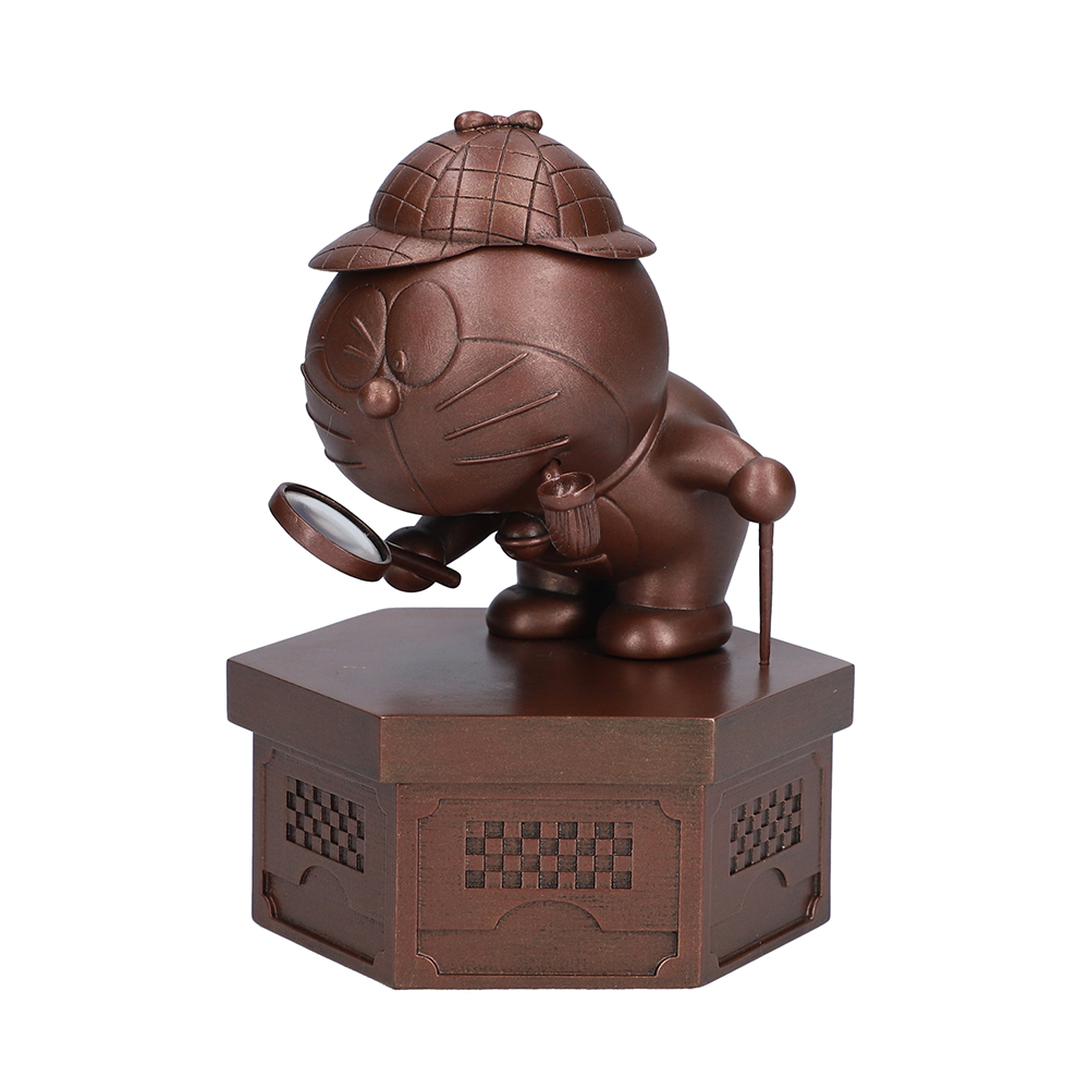 【ドラえもん】シャーロックホームズ ブロンズ像風小物入れ ホームズセット ブロンズ像風フィギュア小物入れ | ドラえもん未来