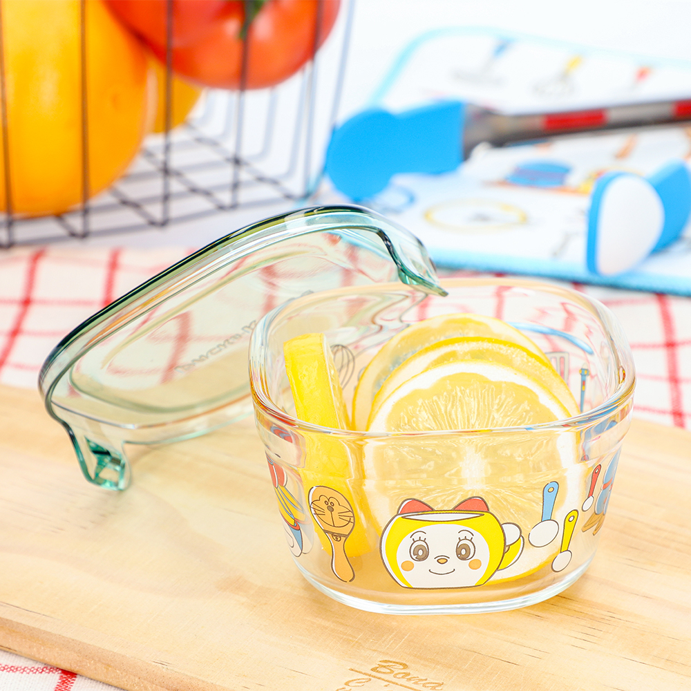 ドラえもん　瓶　小物入れ　ガラス　黄色 ドラえもん 耐熱ガラス パック＆レンジ 200ml | ドラえもん未来