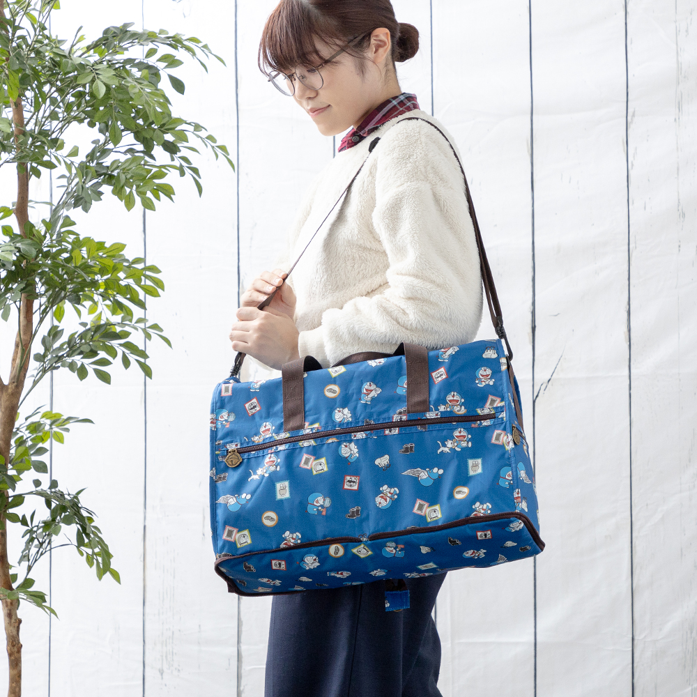ドラえもん 折りたたみボストンバッグ Enjoy Your Trip！ | ドラえもん