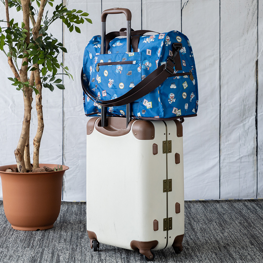 ドラえもん 折りたたみボストンバッグ Enjoy Your Trip! | ドラえもん