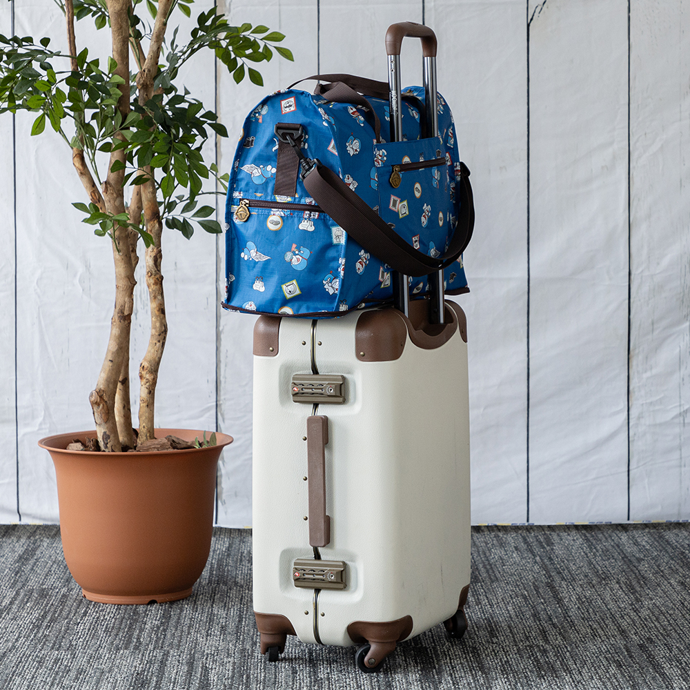ドラえもん 折りたたみボストンバッグ Enjoy Your Trip！ | ドラえもん