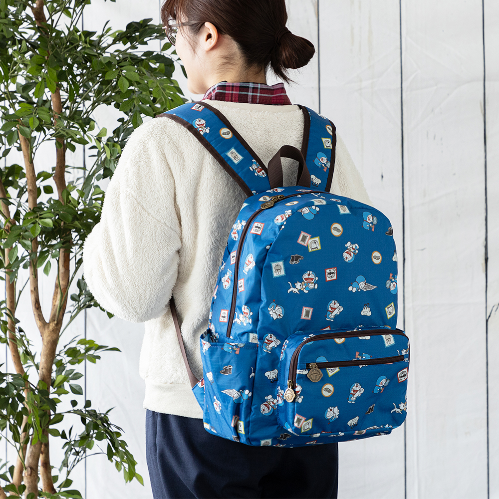ドラえもん 折りたたみバックパック Enjoy Your Trip！ | ドラえもん