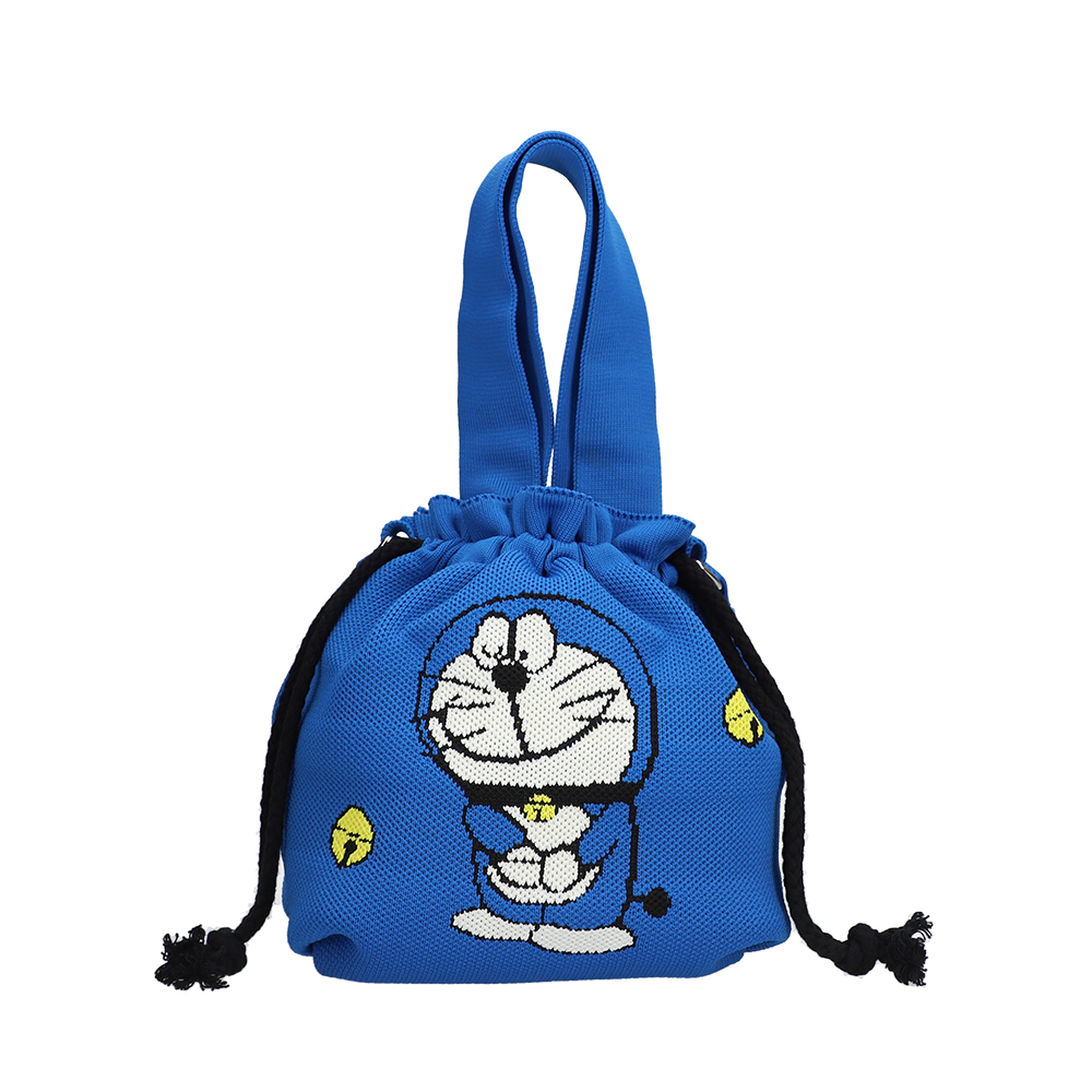 THE DORAEMON STORE オリジナル ニットジャカード巾着バッグ