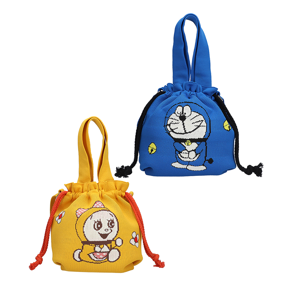 THE DORAEMON STORE オリジナル ニットジャカード巾着バッグ ドラミ