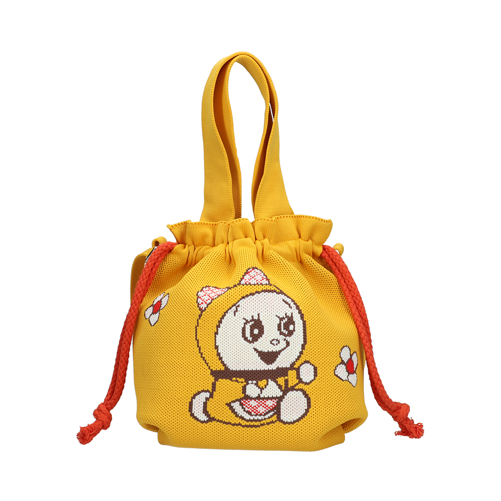 THE DORAEMON STORE オリジナル ニットジャカード巾着バッグ ドラミ