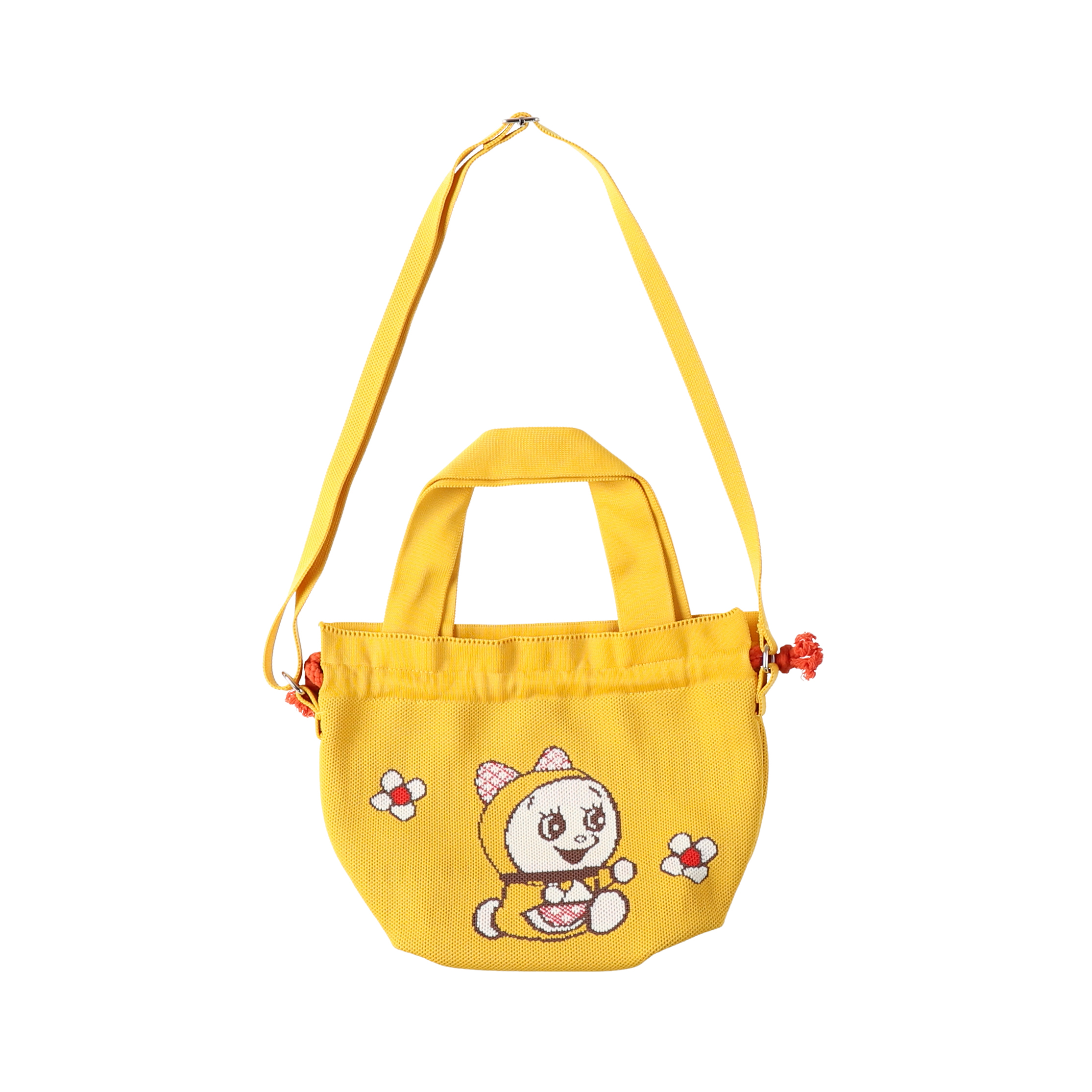 THE DORAEMON STORE オリジナル ニットジャカード巾着バッグ ドラミ