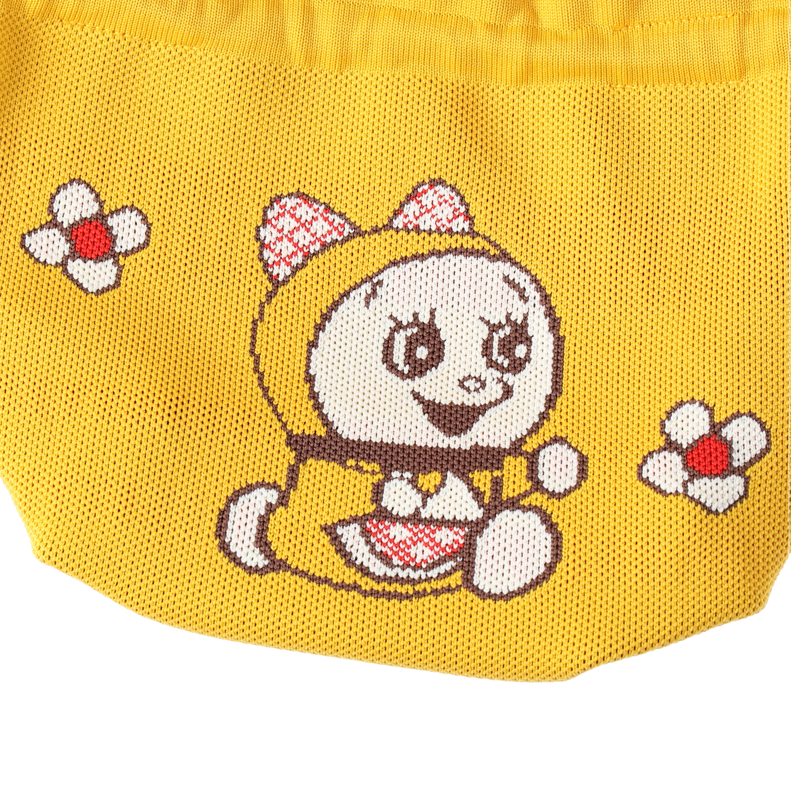 THE DORAEMON STORE オリジナル ニットジャカード巾着バッグ ドラミ