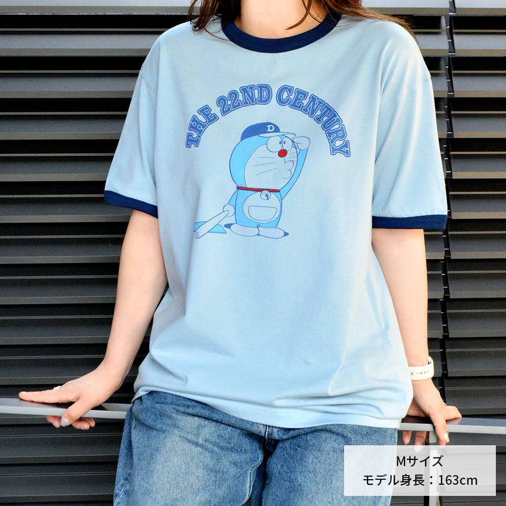 THE DORAEMON STORE オリジナル リンガーTシャツ THE 22ND CENTURY