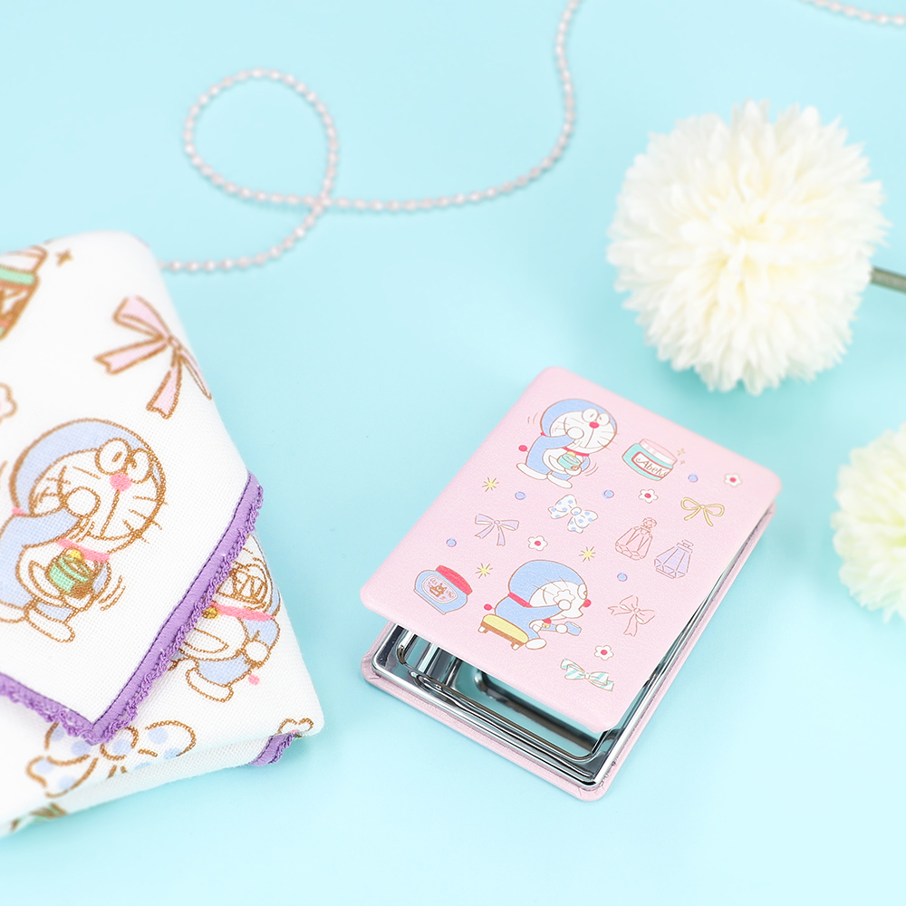 ドラえもん　手鏡 ドラえもん コンパクトミラー (グレー) 手鏡 - 【パーフェクトワールド