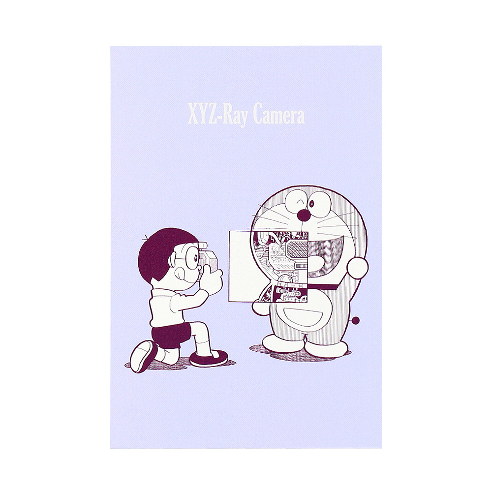 ドラえもん出品 THE DORAEMON STORE オリジナル ドラえもん ポストカード XYZ線カメラ