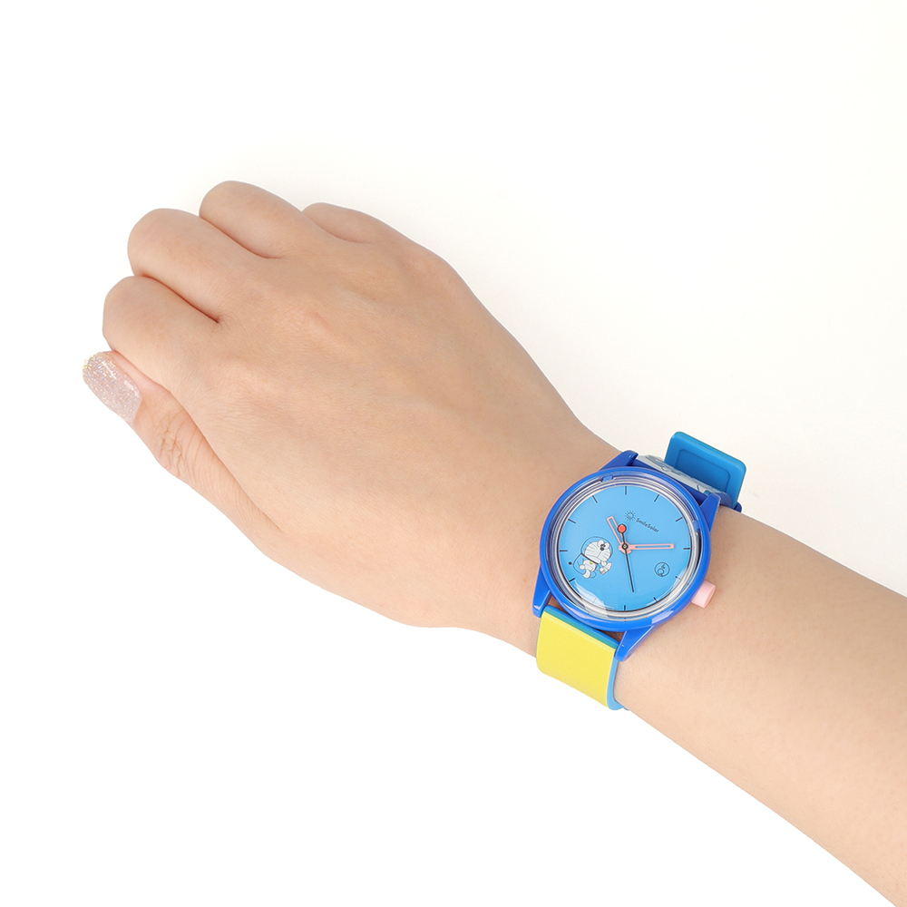 THE DORAEMON STORE オリジナル腕時計 Q&Q SmileSolar ブルー