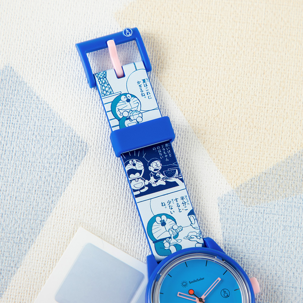 THE DORAEMON STORE オリジナル腕時計 Q&Q SmileSolar ブルー