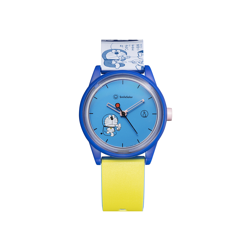 THE DORAEMON STORE オリジナル腕時計 Q&Q SmileSolar ブルー