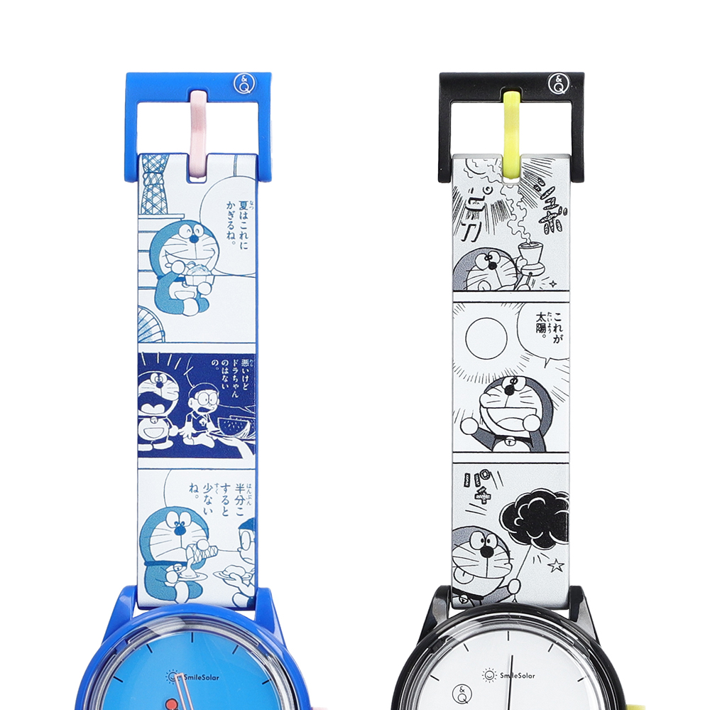 THE DORAEMON STORE オリジナル腕時計 Q&Q SmileSolar ブラック
