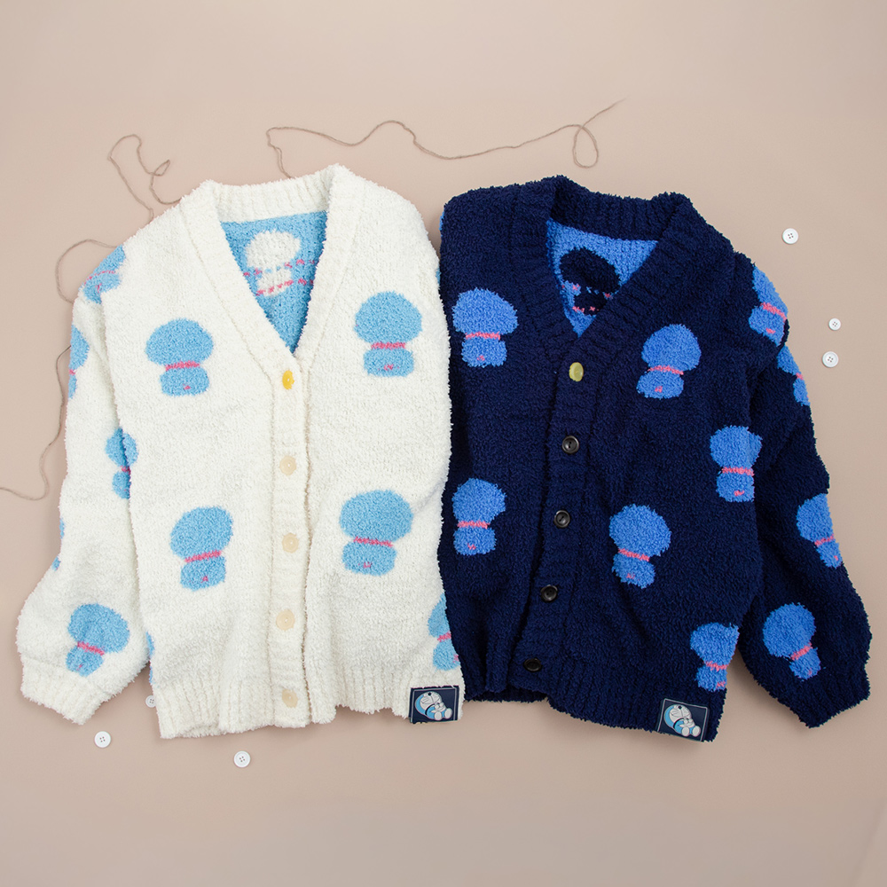 ドラえもん ふわふわカーディガン ネイビー | ドラえもん未来デパート