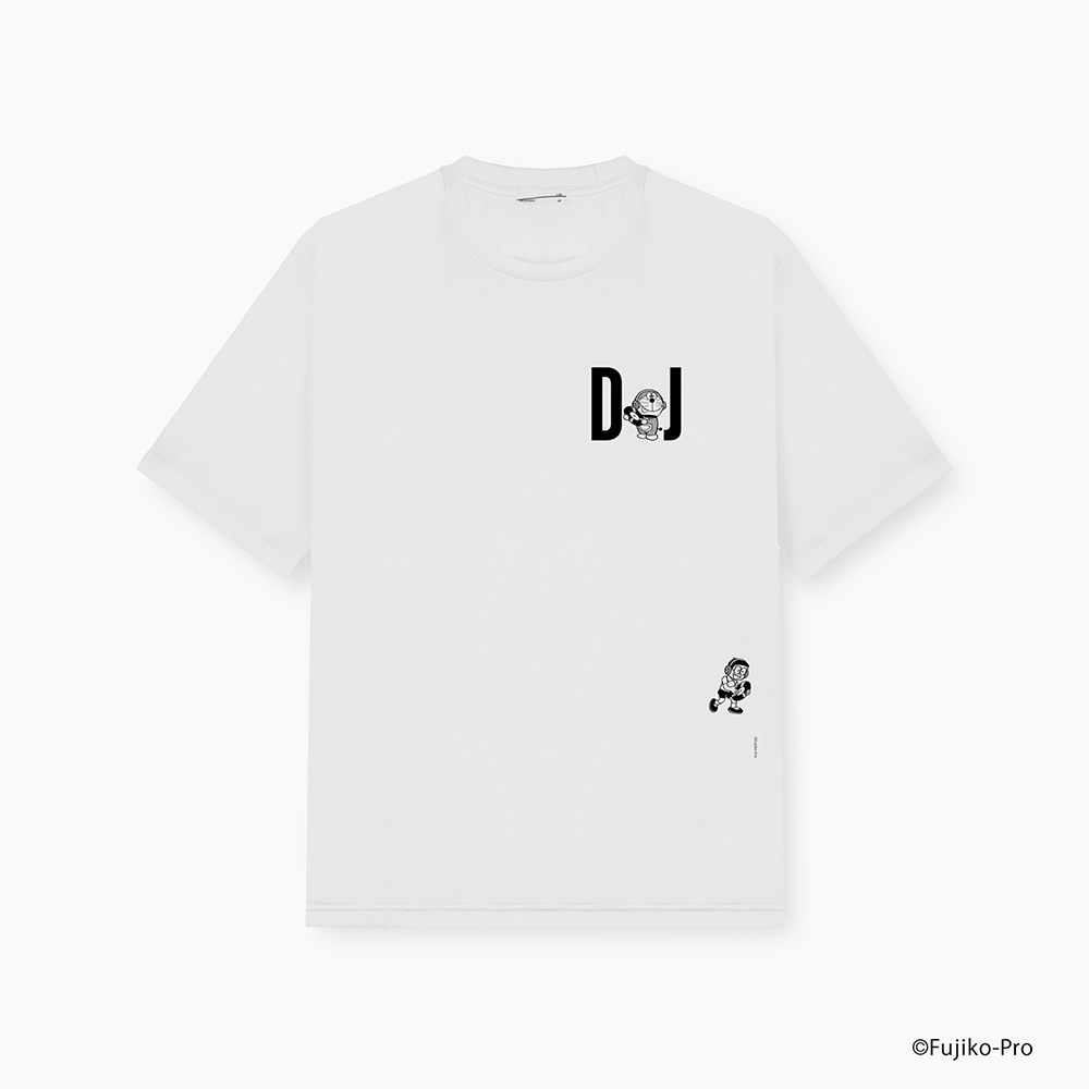 DORAEMON / LAD MUSICIAN T-SHIRT DJ WHITE | ドラえもん未来デパート