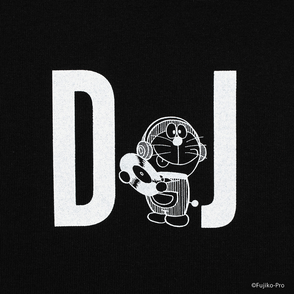 DORAEMON / LAD MUSICIAN T-SHIRT DJ BLACK | ドラえもん未来デパート