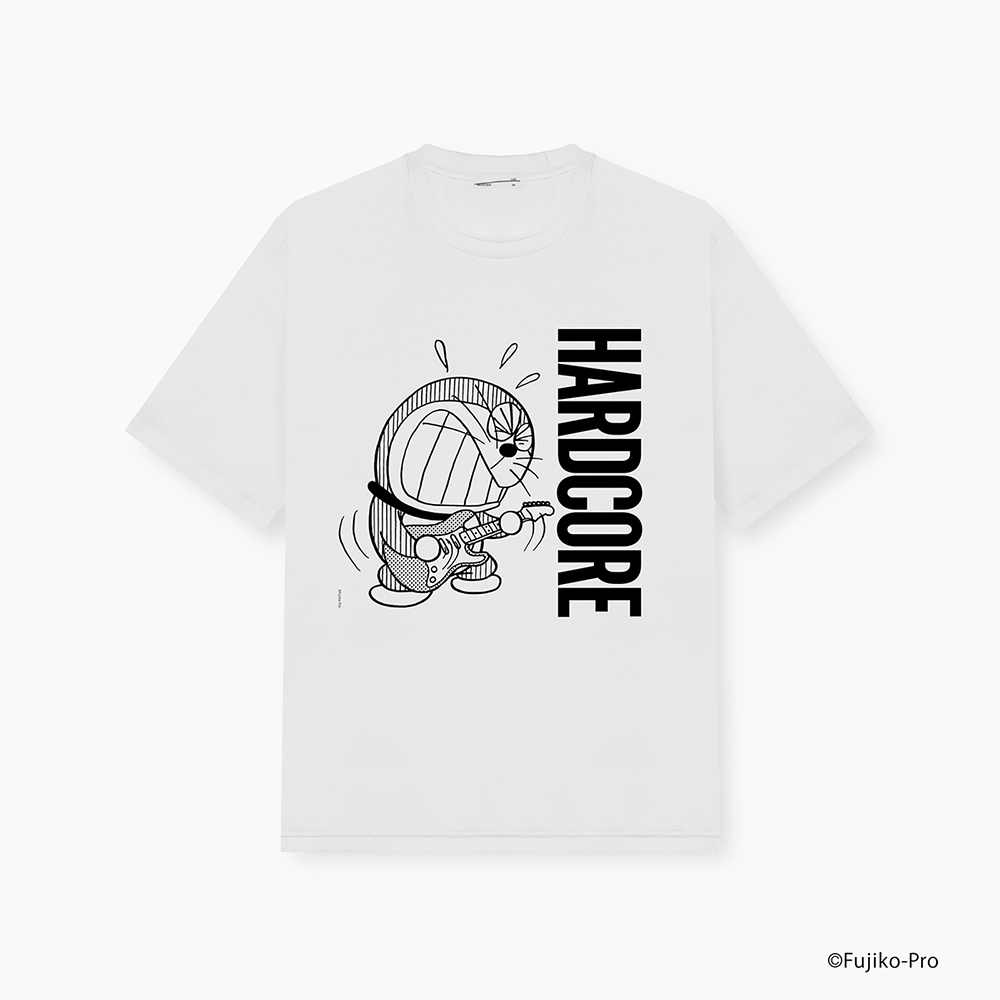 DORAEMON / LAD MUSICIAN T-SHIRT HARDCORE WHITE | ドラえもん未来