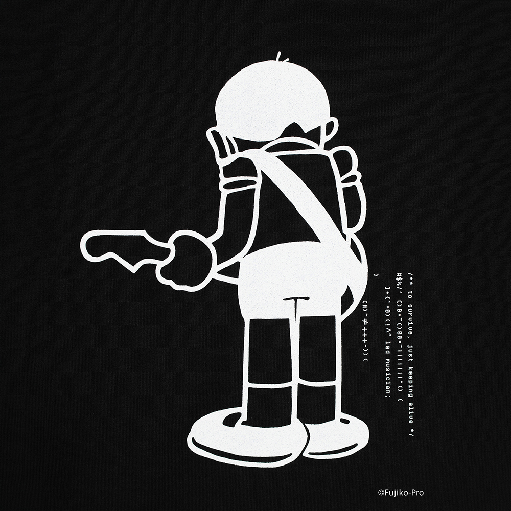 DORAEMON / LAD MUSICIAN T-SHIRT SHOEGAZER NOBITA BLACK