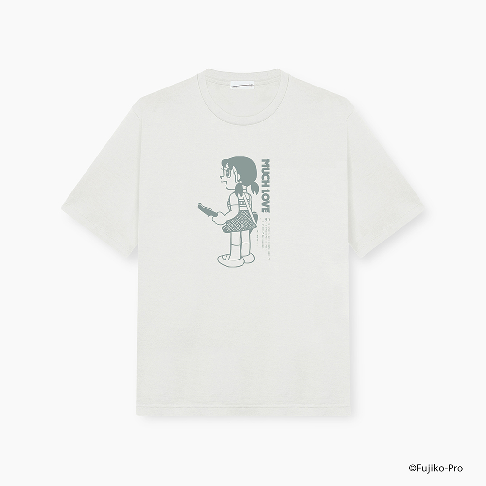 DORAEMON / LAD MUSICIAN T-SHIRT MUCH LOVE SHIZUKA BONE WHITE 