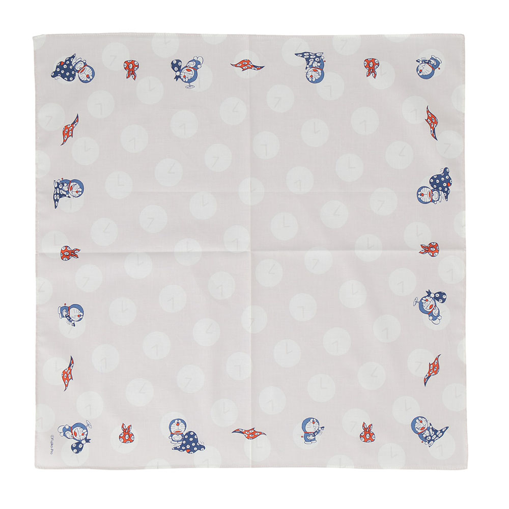 ドラえもん プリントハンカチ アイボリー