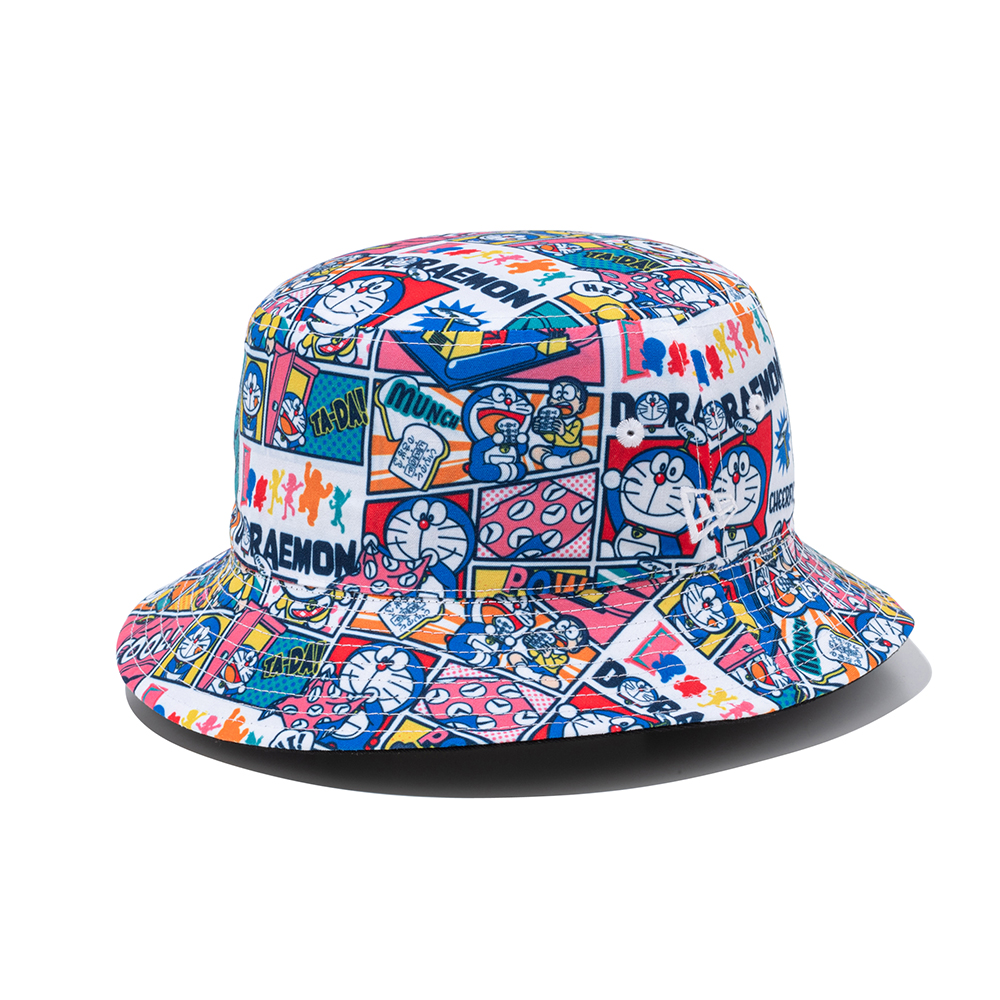 ニューエラ バケット01 リバーシブル ドラえもん コミック ブラック M