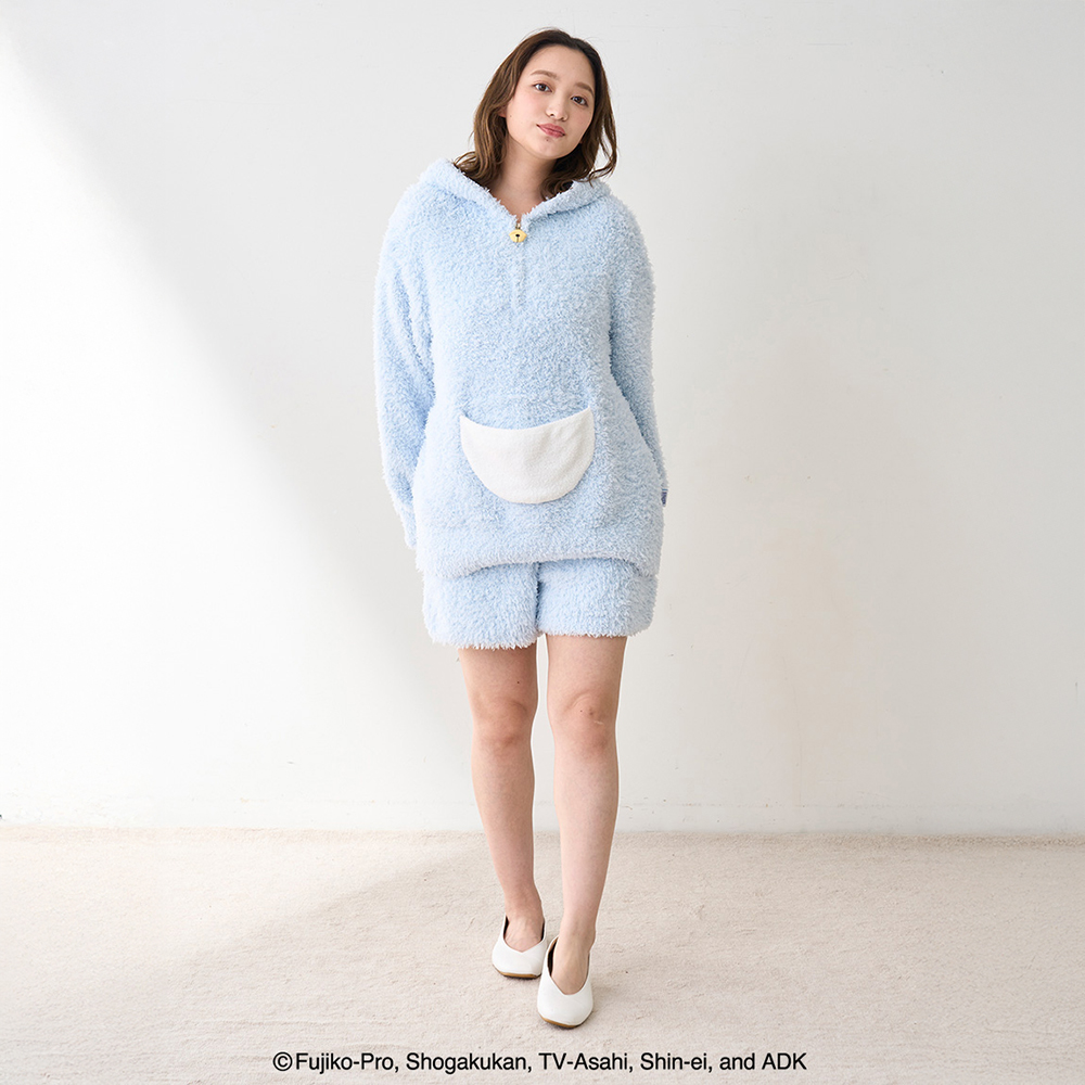 ドラえもん】【レディース】ジェラートパーカ＆ショートパンツ BLU