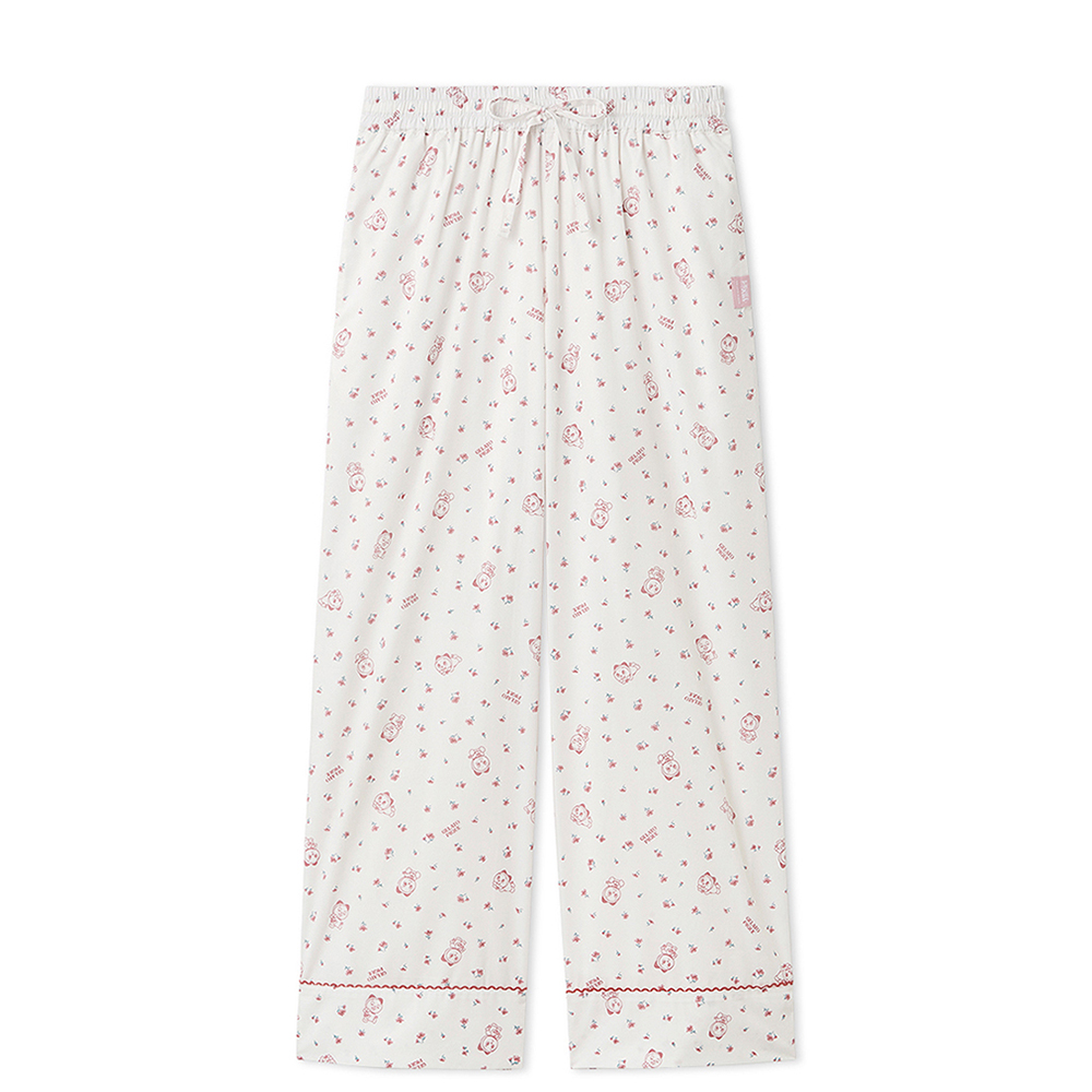 【ドラえもん】【レディース】ロングパンツ RED