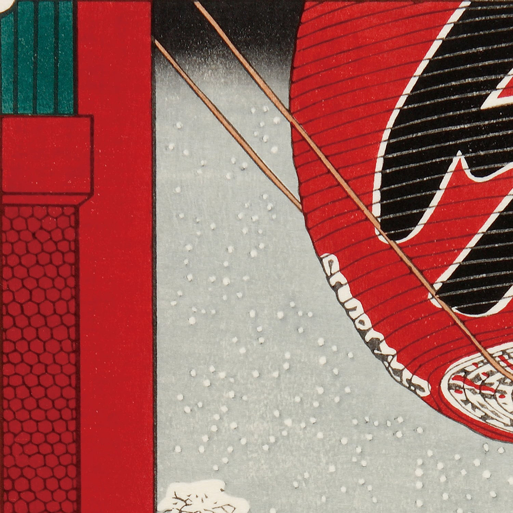 新品 未開封 300部限定 ドラえもん浮世絵木版画「名所江戸百景 浅草金龍山」 ドラえもん浮世絵木版画「名所江戸百景 浅草金龍山」｜浮世絵工房