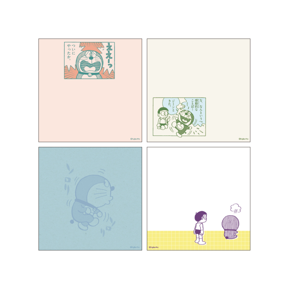 ドラえもんメモパッドスクエアソロリソロリ