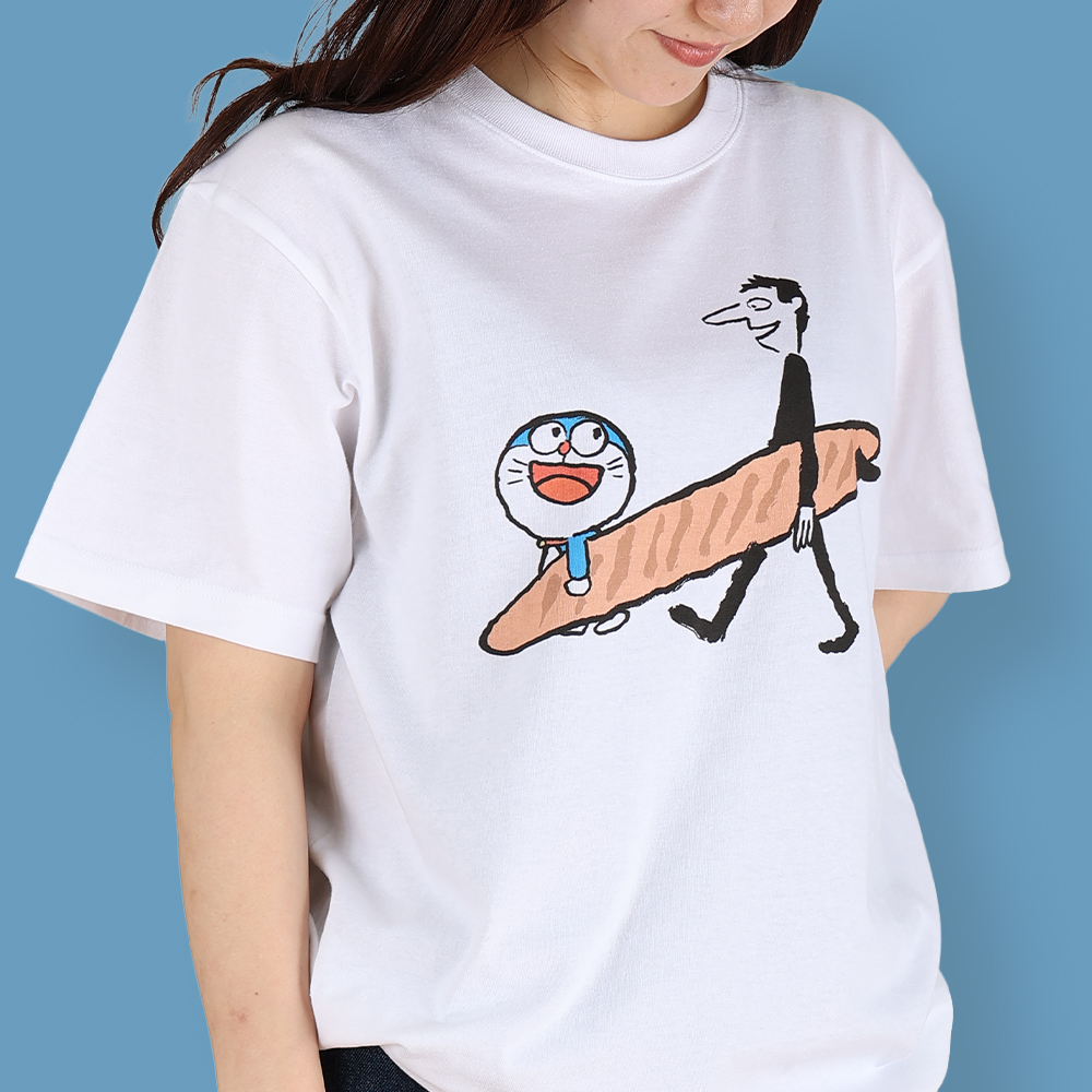 DORAEMON ＆ Jean Jullien T-SHIRT Surfing M｜ドラえもん未来デパート